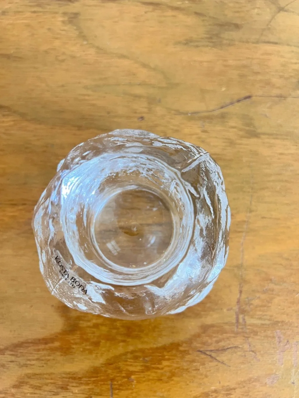 Kosta Boda Snowball Crystal Votive Candle Holder‎ 3